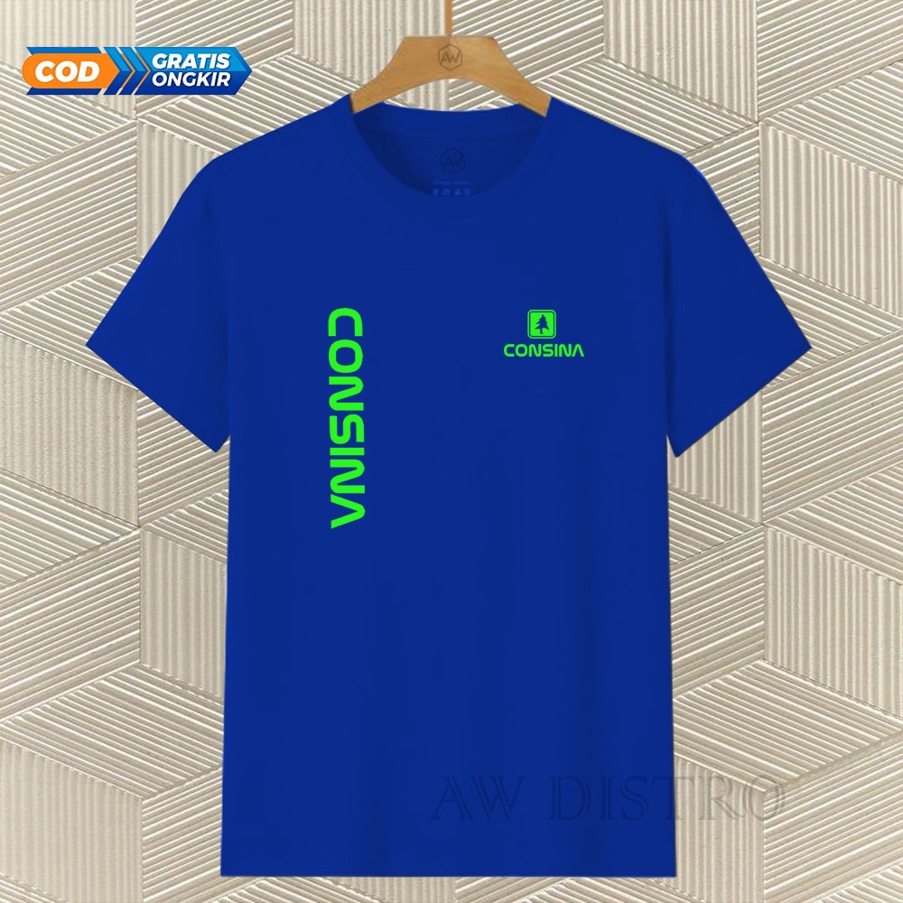 COD Baju Kaos Distro Csn Kirka Text Neon Premium Quality Lengan Pendek