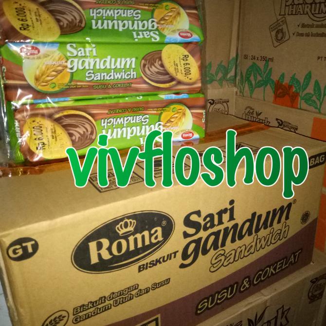 

Kardusan & Eceran Biskuit Roma Sari Gandum Sandwich 115 Gram