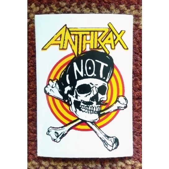 STIKER ROCK BAND ANTHRAX