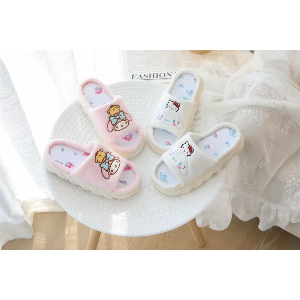 SANDAL RUMAH CINNAMOROLL MELODY KUROMI MARSHMALLOW SEPATU KAMAR