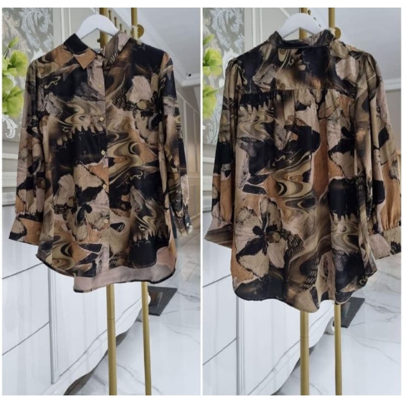 ♡kareemabutik♡ blouse silk ori by Edness Kayla