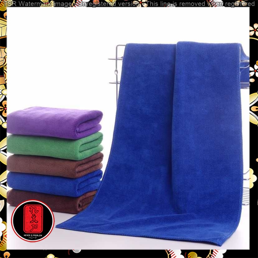 Handuk Microfiber Quickdry ukuran varian - blue