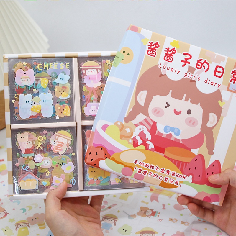 

LOVELY GIRLS DIARY DECO STICKERS COLLECTION BOX SET | STIKER DEKORASI