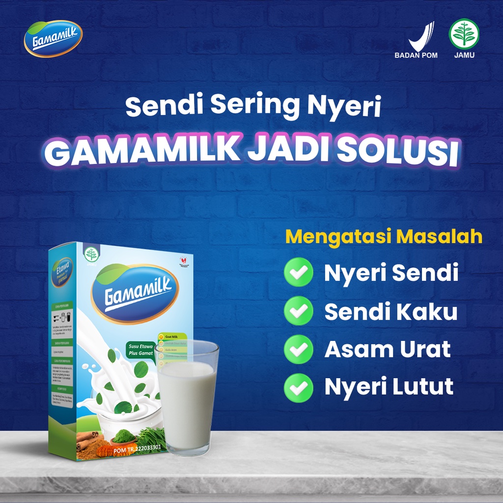 Susu GAMAMILK Original Solusi Atasi Nyeri Sendi dan Tulang