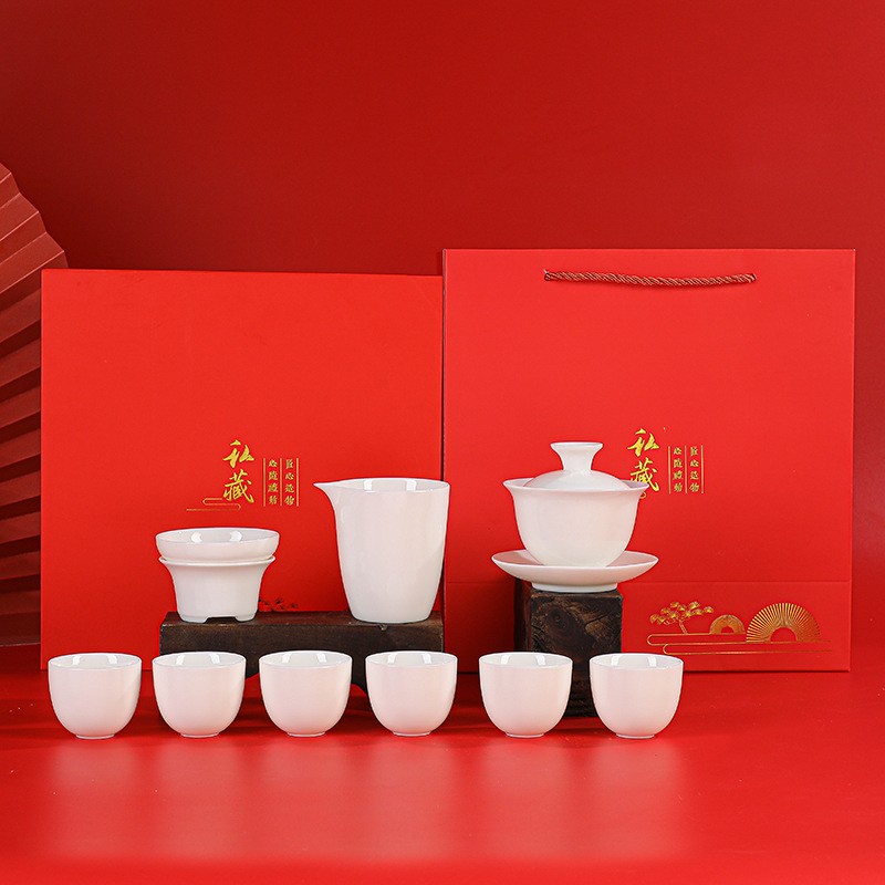 Chines Teapot Set Keramik 6 Cangkir 9in1 Chines teaset