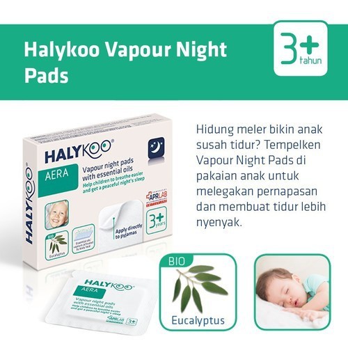 Halykoo Vapour Night Pads with Essential Oil 5pcs