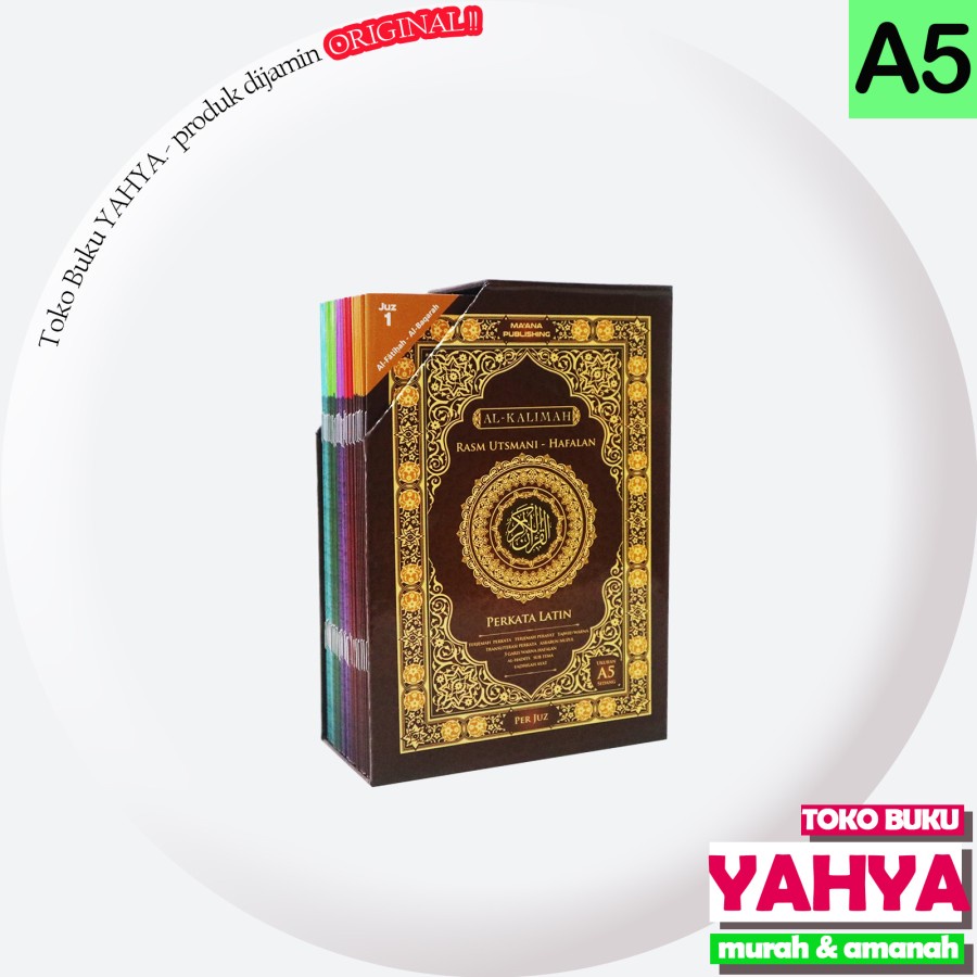 

A5 Al Quran Al Kalimah Per Juz Rasm Utsmani Terjemah Perkata Latin