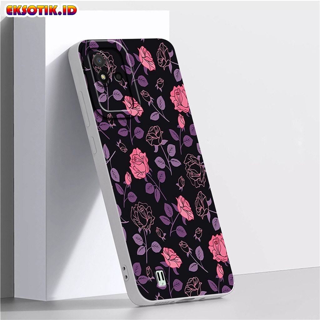 Case REALME NARZO 50i- Eksotik.id - Casing REALME NARZO 50i - Case BUNGA - Skin Handphone - Silikon 