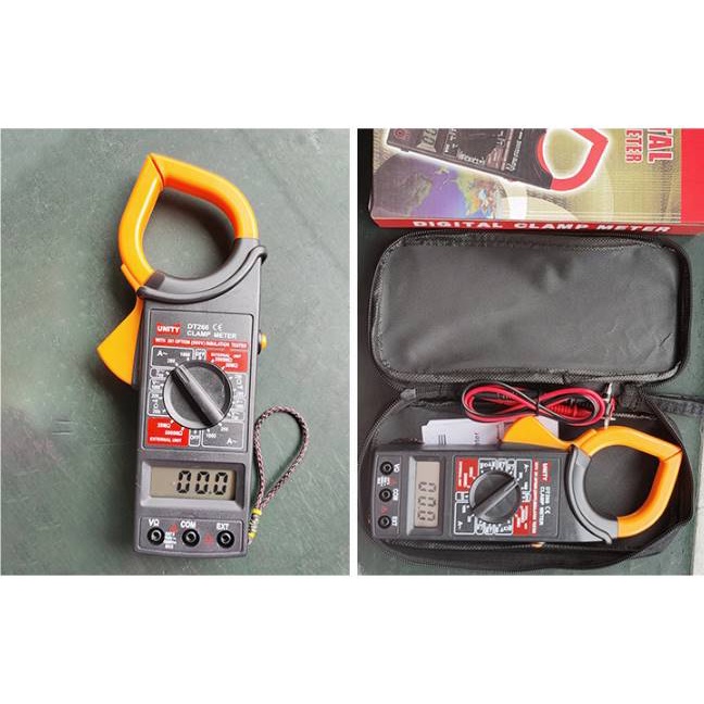 Digital Clamp Meter DT266 Tang Ampere Multimeter Volt Meter DT-266