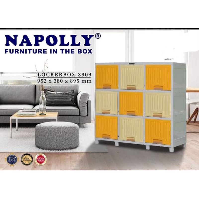 Napolly Locker Box Polos / Locker Serbaguna / Locker Serbaguna