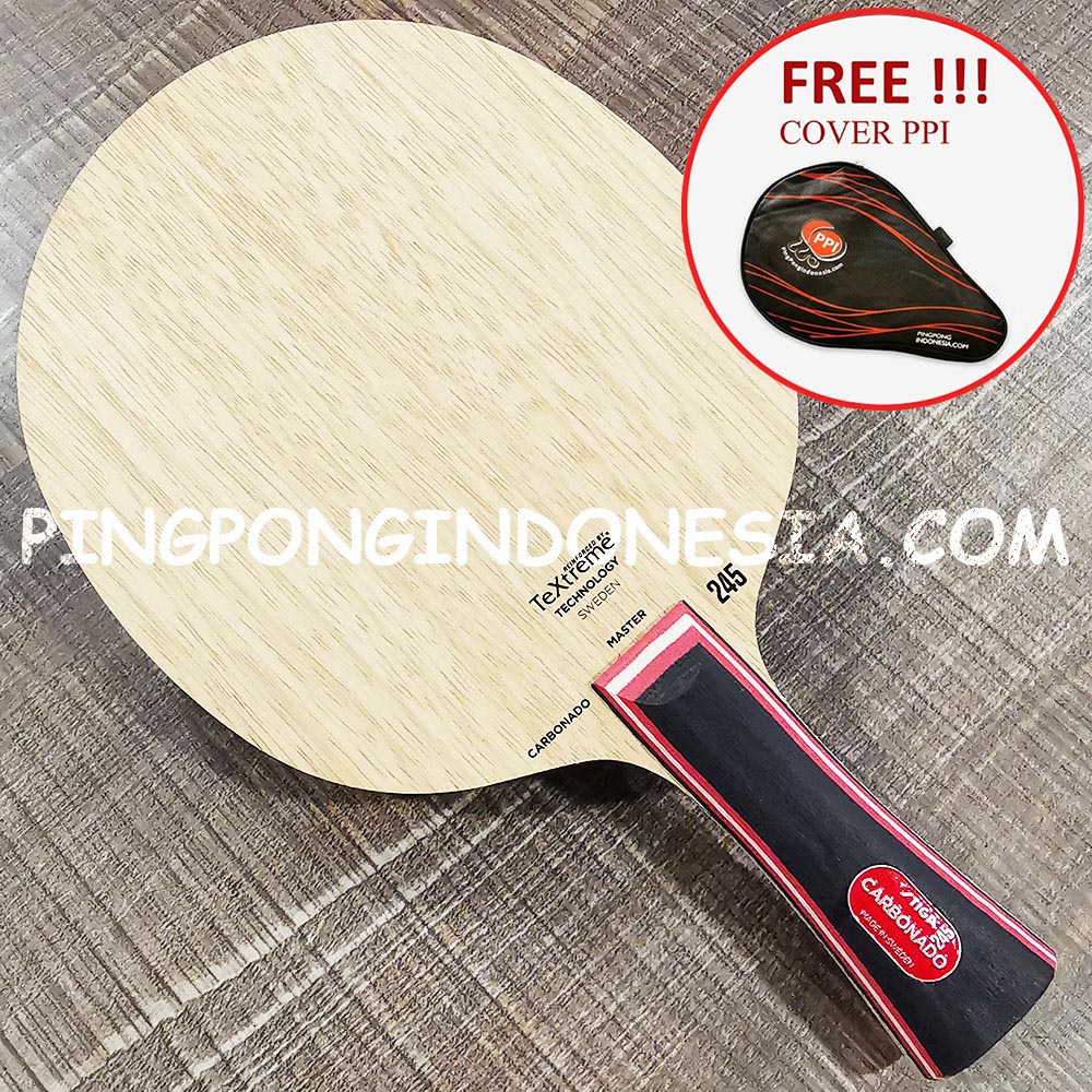 Stiga Carbonado 245 JTTAA - Blade Kayu Pingpong Tenis Meja Bat Bet