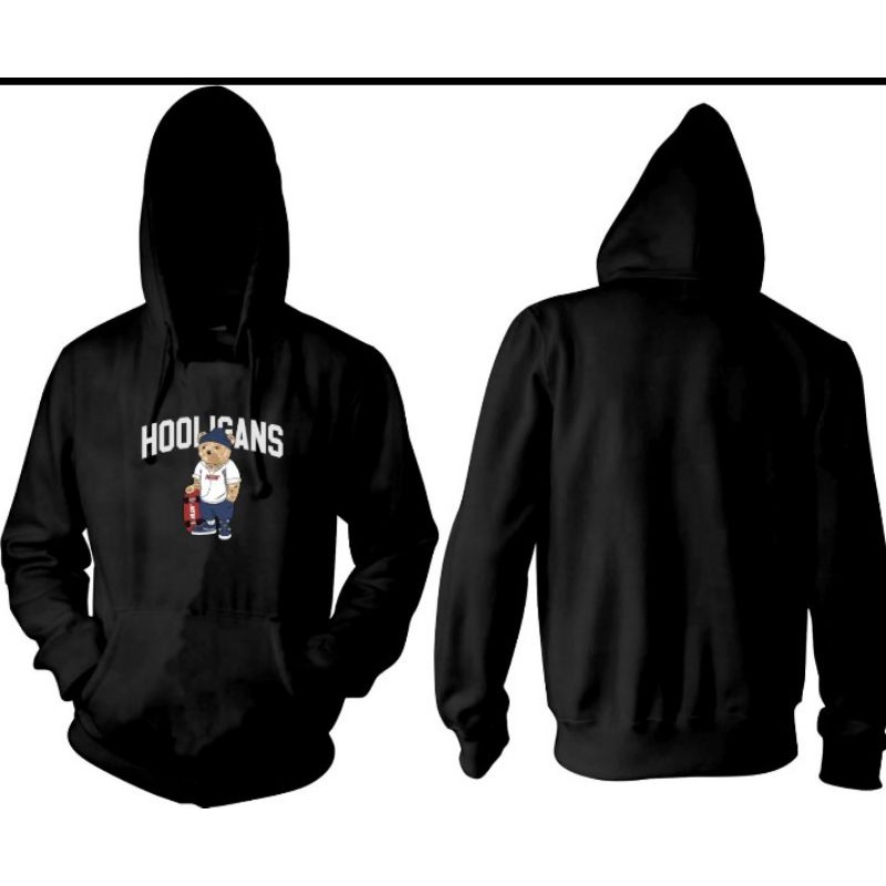 Sweater Hoodie  Pria Terbaru Hooligans Bearskate Lucu Zeneka Original Size