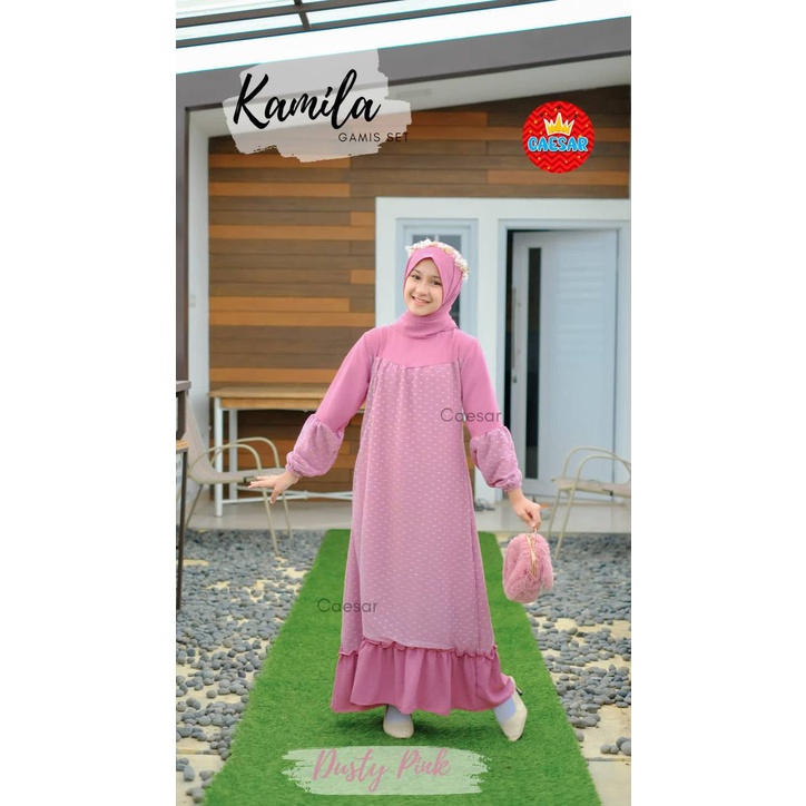 Set phasmina Gamis Remaja Kamila by Caesar