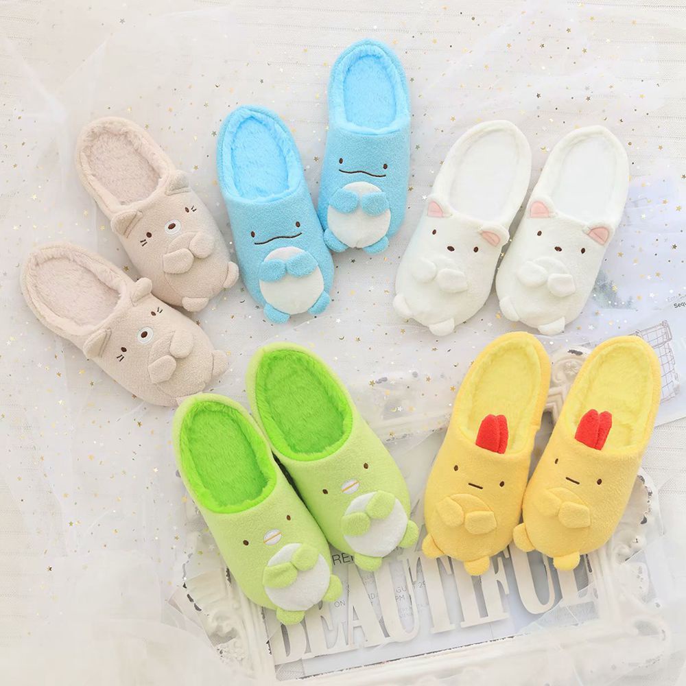 SANDAL RUMAH SUMIKKO GURASHI SHIROKUMA TONKATSU PENGUIN EBI FRY TOKAGE NEKO SEPATU KAMAR
