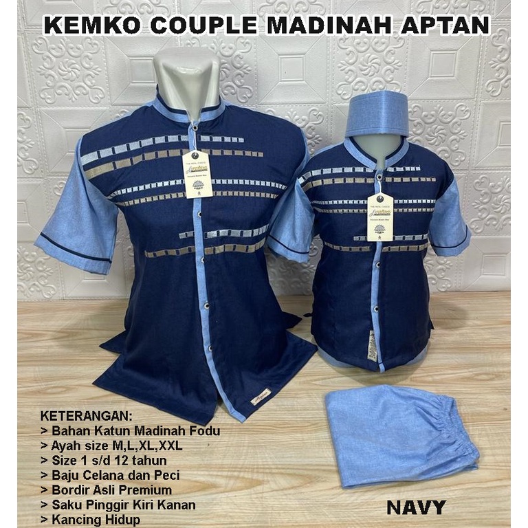 Baju Koko Anak Dan Ayah Couple Terbaru AGNINA