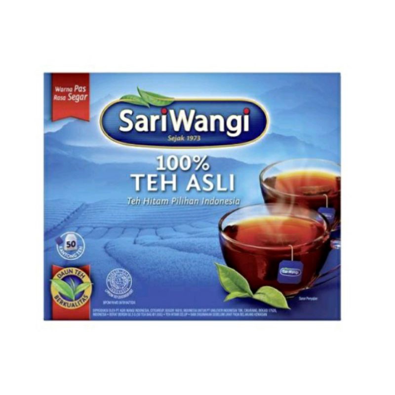 Sariwangi Tea Bag Asli Isi 50 Pcs