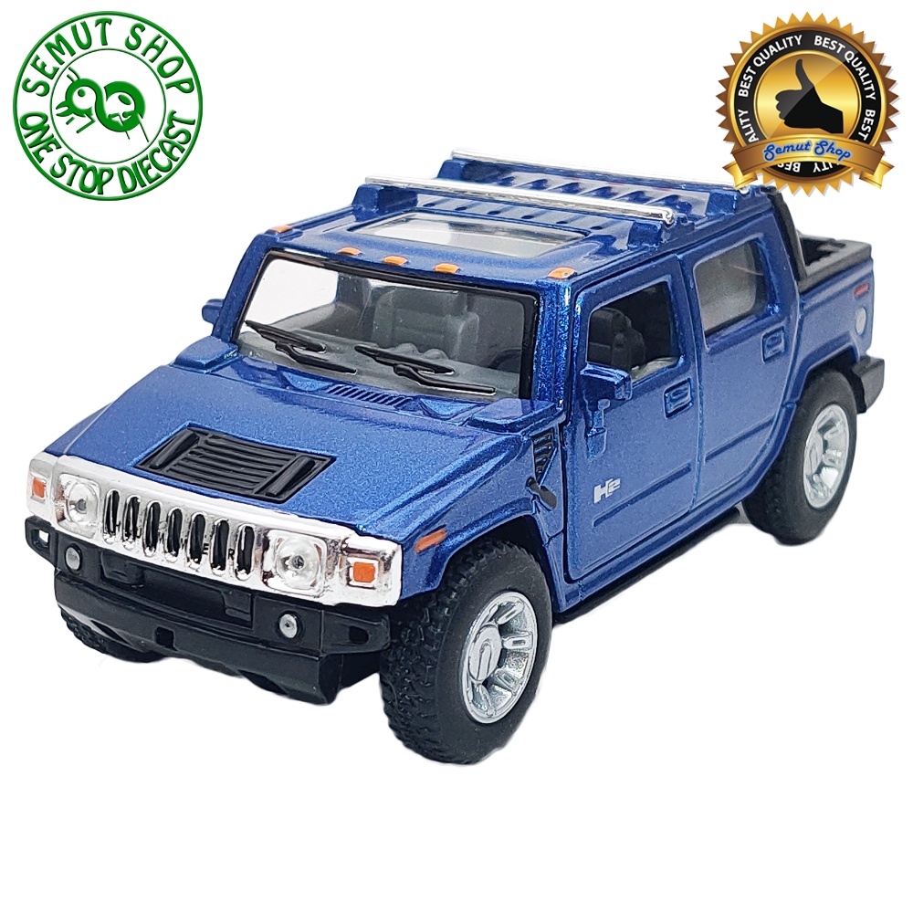 Kinsmart 2005 Hummer H2 SUT Double Cab Miniatur Mobil Hummer H2 SUT