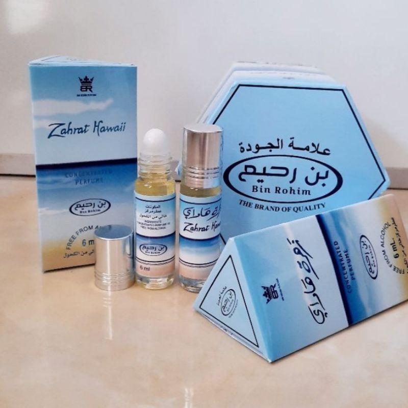 parfum bin rohim ZAHRAT HAWAY 6ml per box(6pcs)