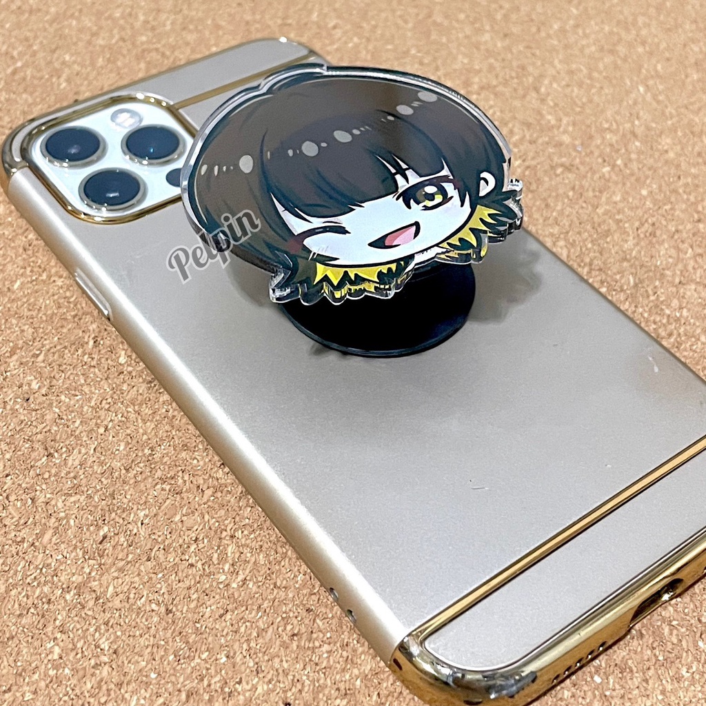 Pop socket griptok anime phone holder bluelock blue lock anime iring bachira nagi rin isagi chigiri reo