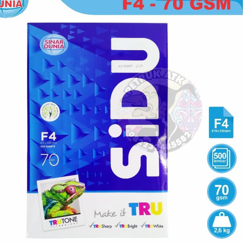 

Terbaru✅-[RIM] KERTAS HVS SINAR DUNIA SIDU FOLIO F4 70 GRAM*