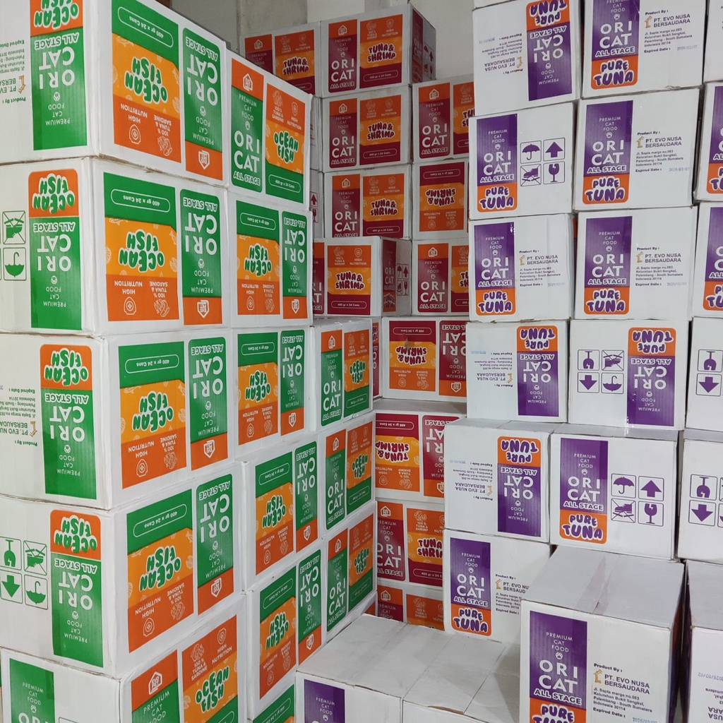 ORI CAT kaleng 400gr Makanan Kucing kaleng  wet food