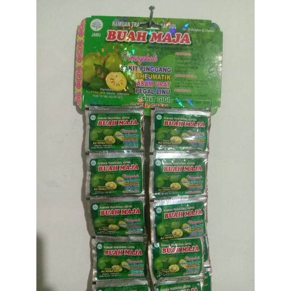 

BUAH MAJA kapsul asam urat original