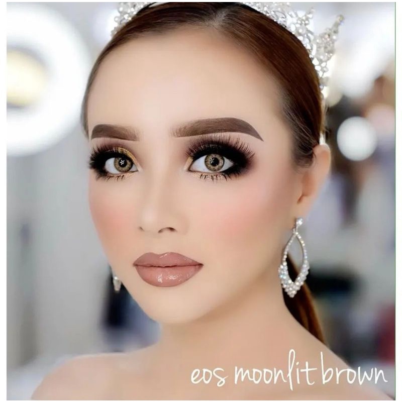 Softlens EOS Moonlit Brown Gray Normal Minus (0.00 - 8.00)