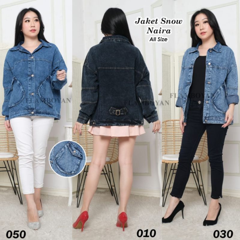 MDLV ~ Jaket Jeans Snow Naira Kode 935 Have More Fun