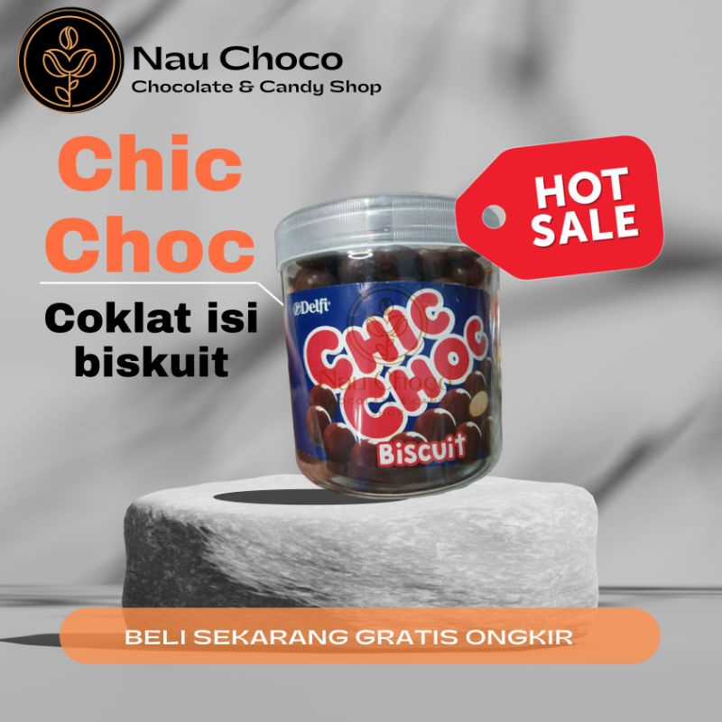 

DELFI CHIC CHOC BISCUIT CHOCOLATE BALL BOLA COKLAT ORIGINAL