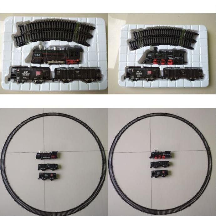 DISKON SPESIAL LAYOUT LINTASAN KERETA API RAILKING LOKOMOTIF SOUND ATAU BLACK-RED TERBARU