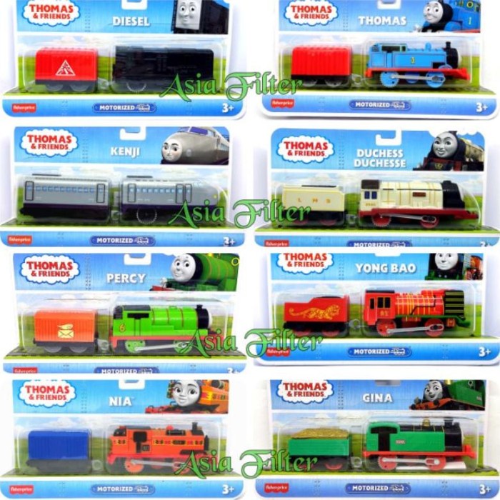FLASH SALE THOMAS AND FRIENDS MOTORIZED - DIESEL GINA PERCY THOMAS YONG BAO NIA TERLARIS