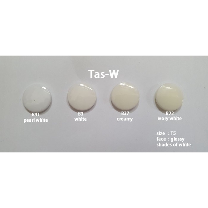 Plastik snap button/kancing jepret merk KAM T5 warna campur