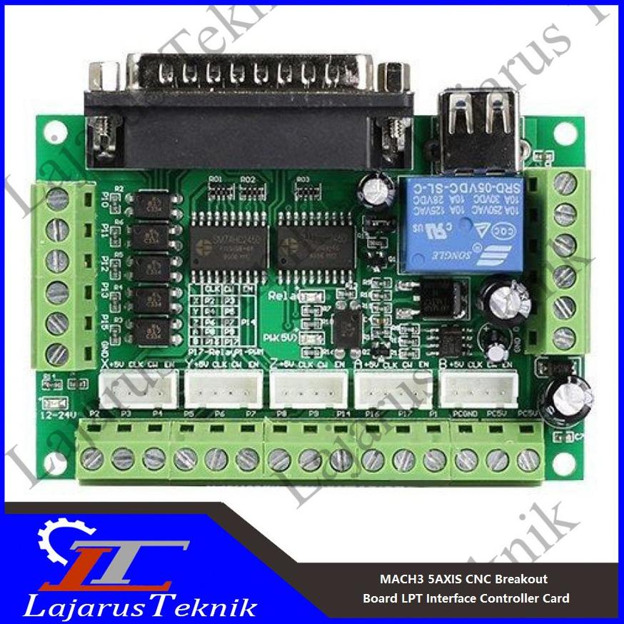 Promo Habis Mach3 5Axis Cnc Breakout Board Lpt Interface Controller Card