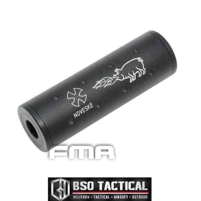 FMA Airsoft Silencer Noveske VLTOR 107mm 14mm CW CCW Metal