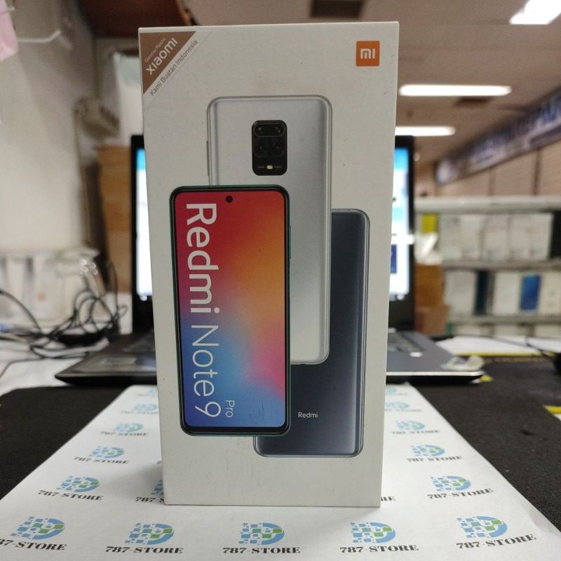 DUS BOX HANDPHONE BEKAS XIAOMI REDMI NOTE 9 PRO 100 % ORIGINAL BEKAS