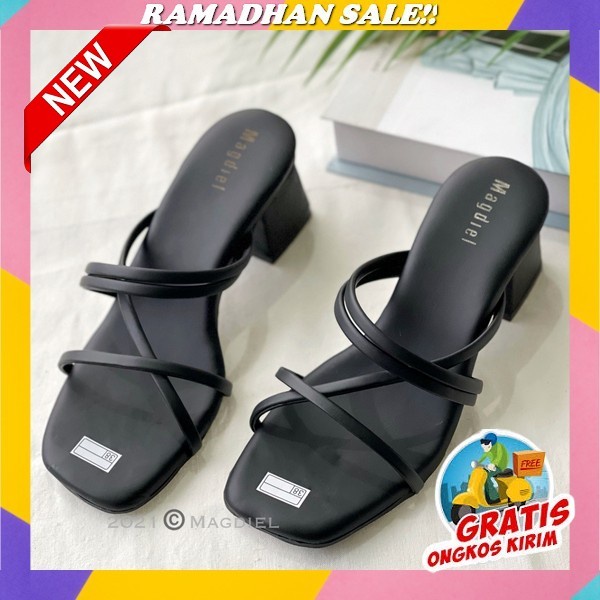 Hay Hils Wanita Terbaru Tinggi Hels Wanita Helss Kaca 3Cm 5Cm 7Cm 9Cm Terbaru Import Hak Tahu Kekini