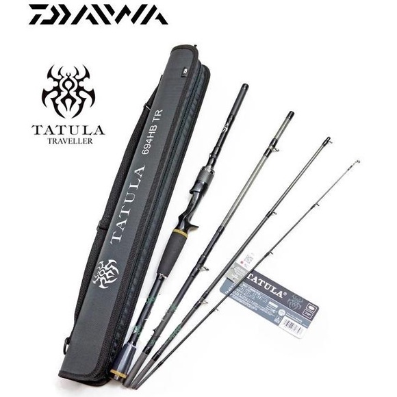 Daiwa Tatula TR Travel Rod 4 Section Spinning Baitcast Joran Pancing
