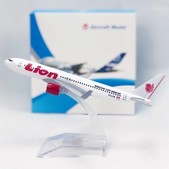 PROMO PROMO LION AIR B737 MODEL PESAWAT INDONESIA LION BOEING 737 DIECAST TERLARIS