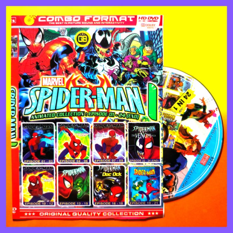 Kaset Film Kartun Anak Koleksi Spiderman Pilihan Terlaris Teks Indonesia.