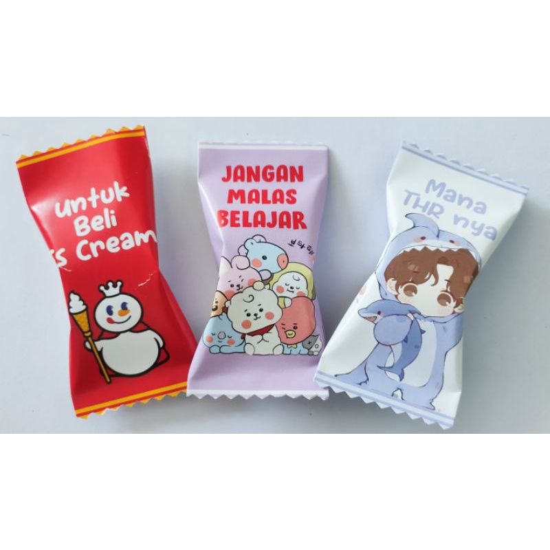 

Amplop lebaran berbentuk permen amplop lucu