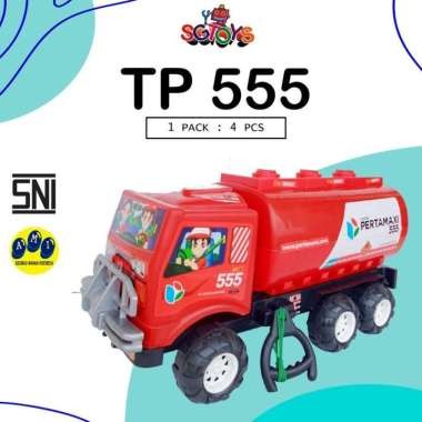 HOT SALE TP 555 SG TOYS MAINAN ANAK MOBIL TRUK TANGKI PERTAMINA DORONG TARIK TERMURAH