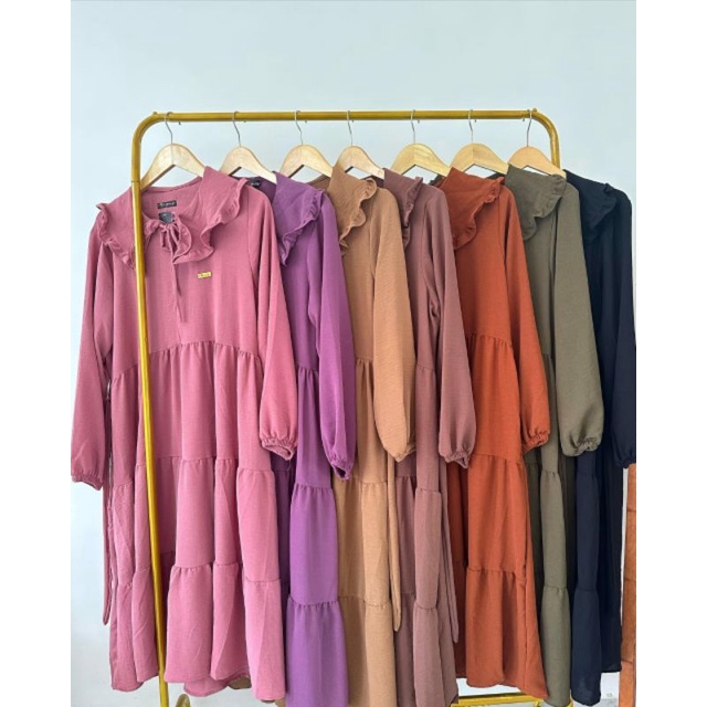 Sesa Midi Dress Midi Dress Crinkle Airflow Midi Dress Busui Midi Dress Rempel susun