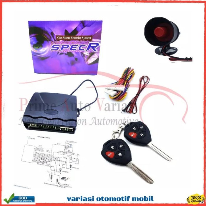 TERBARU Alarm Mobil Spec R 294 Alarm Mobil Universal Alarm Mobil Tuk Tuk
