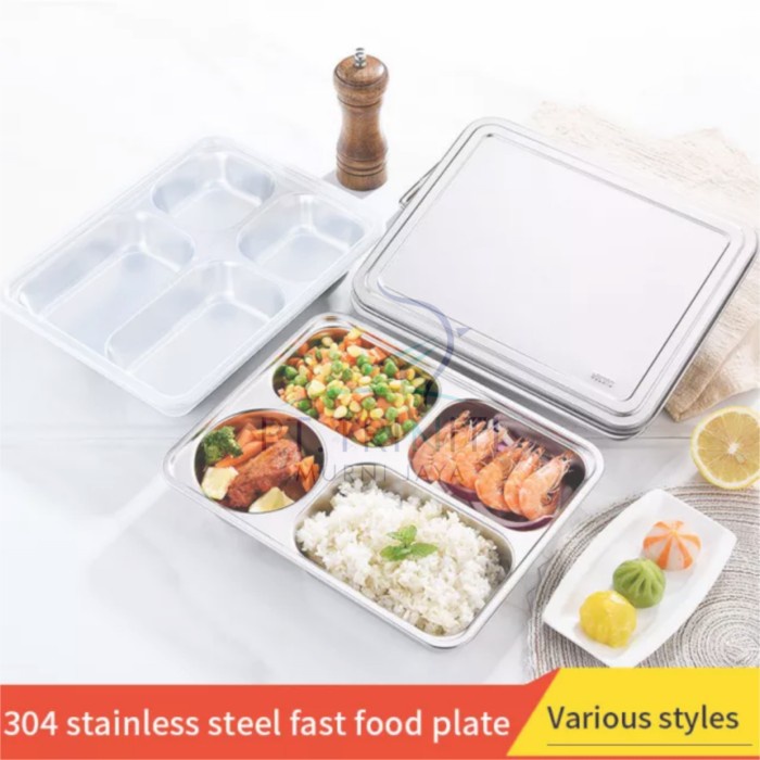 Rantangku Rantang Makan Bento Lunch Box Stainless Steel 304 Ala Korea Squid Game