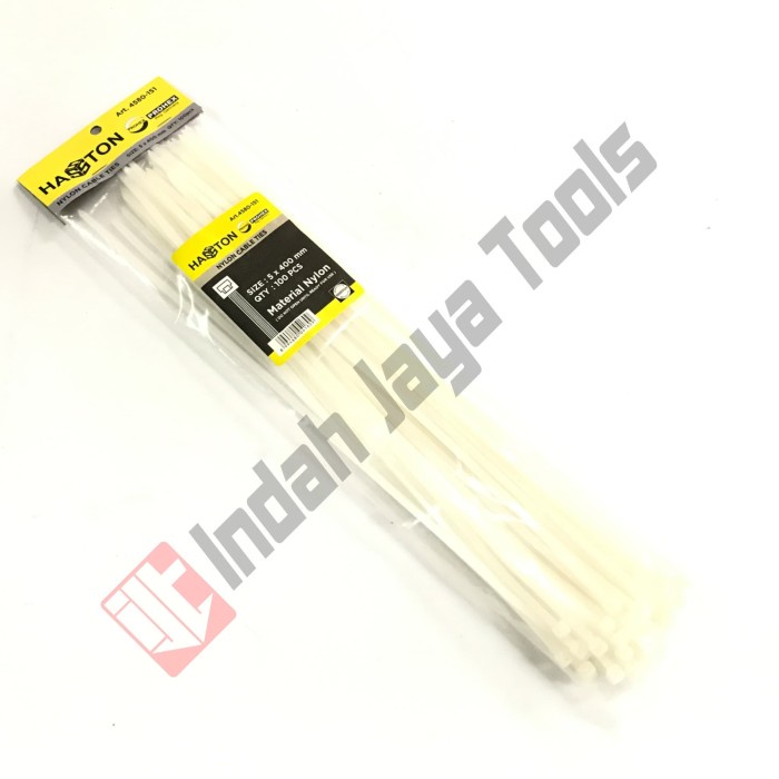 

Terlaris Prohex Cable Ties 40 Cm Putih Hasston Kabel Tie Pengikat Strap 400 Mm