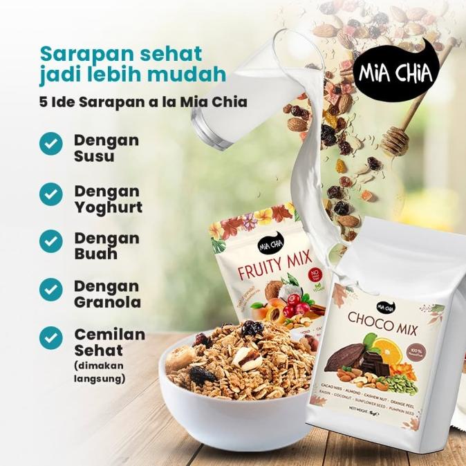 

STOK TERBATAS HEALTHY SNACK MIA CHIA FRUITY MIX 200G