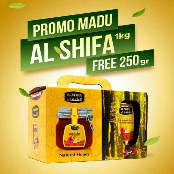 

Madu Alshifa Al-Shifa 1Kg Free 250Gr/ Alshifa Paket 1Kg Free 250Gr Redthiny
