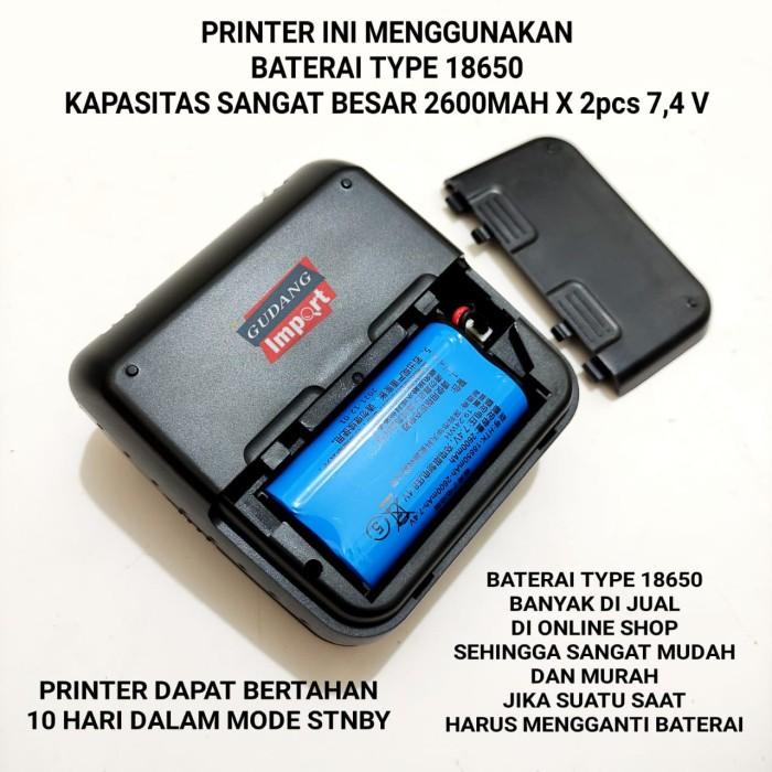 

PRINTER THERMAL BLUETTOTH 80MM CETAK RESI PENGIRIMAN STRUK KASIR