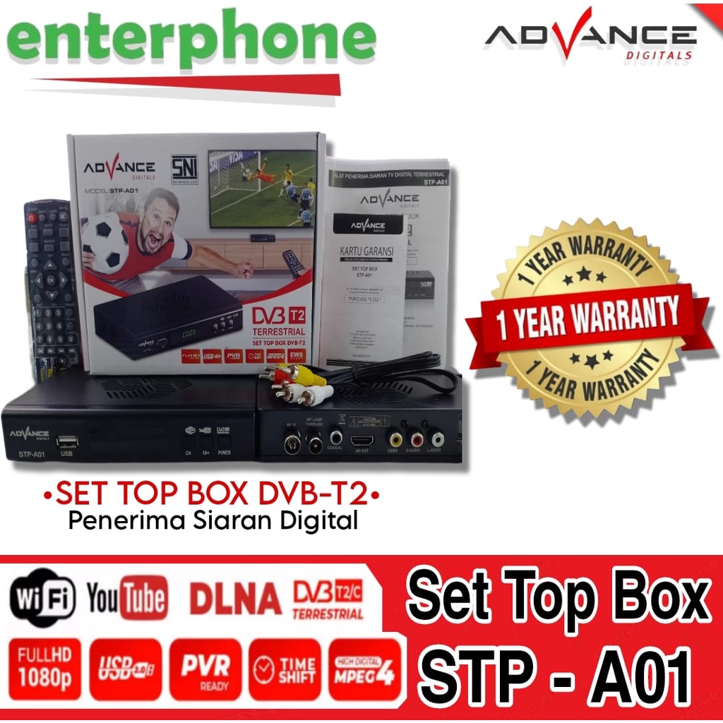 Advance Set Top Box Advance STB DVB-T2 STP A02 / STP A01