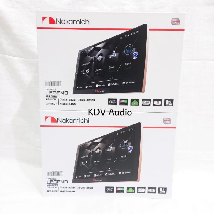 Terlaris Headunit Android Nakamichi New Legend 9 Inch Ram 4/64 + Kamera Ahd